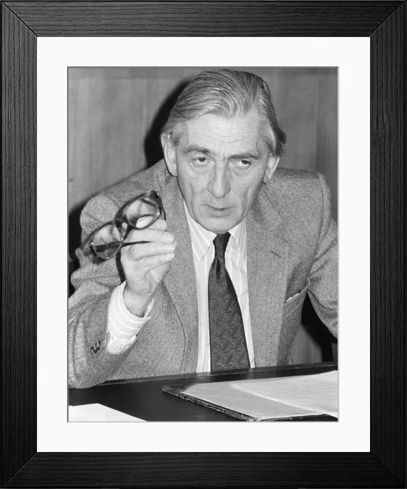 Framed Print : Len Murray, Labour politician and trade union leader Framed Print : Len Murray, Labour politician and trade union leader