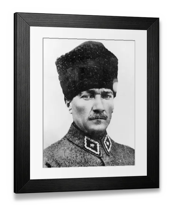 Framed Print : Mustafa Kemal Ataturk, President of Turkey Framed Print : Mustafa Kemal Ataturk, President of Turkey
