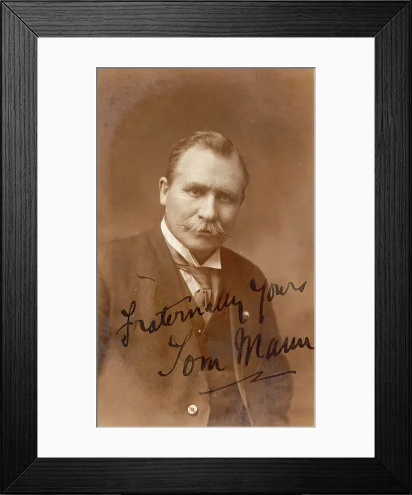 Framed Print : Tom Mann, trade unionist and public speaker Framed Print : Tom Mann, trade unionist and public speaker