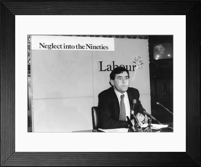 Framed Print : Gordon Brown James 1951 New Labour Socialist Framed Print : Gordon Brown James 1951 New Labour Socialist