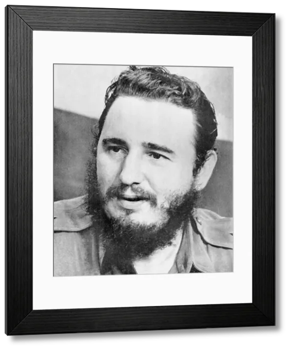 Framed Print : Fidel Castro, President of Cuba Framed Print : Fidel Castro, President of Cuba