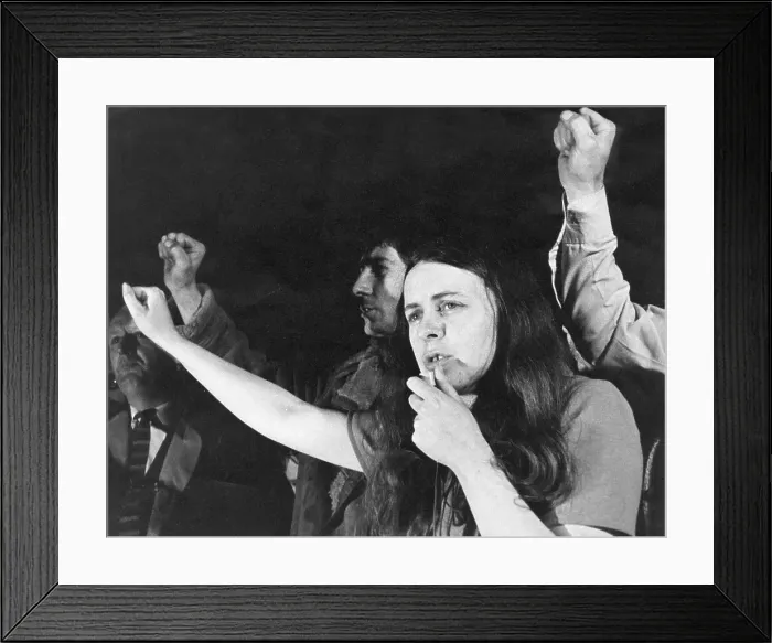 Framed Print : Bernadette Devlin, political activist and MP Framed Print : Bernadette Devlin, political activist and MP