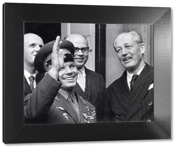 Yuri Gagarin and Harold Macmillan, London