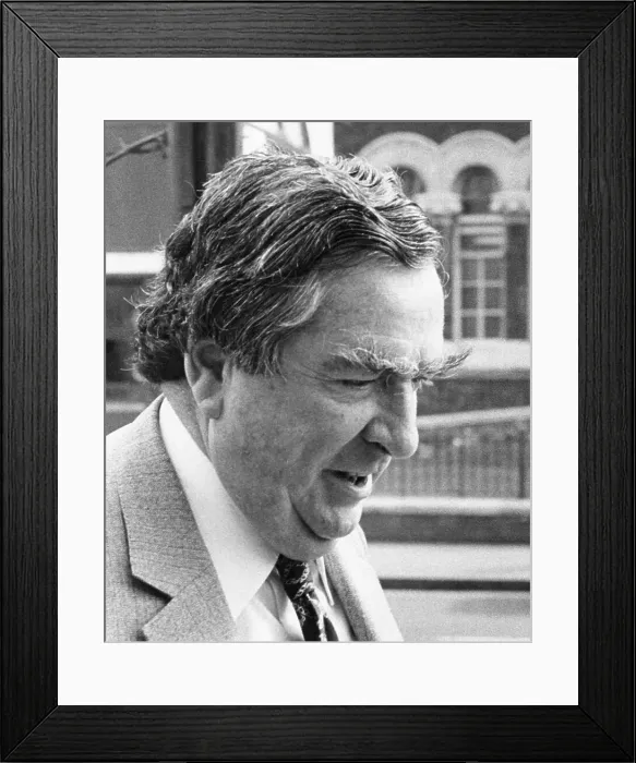 Framed Print : Denis Healey, Labour politician Framed Print : Denis Healey, Labour politician