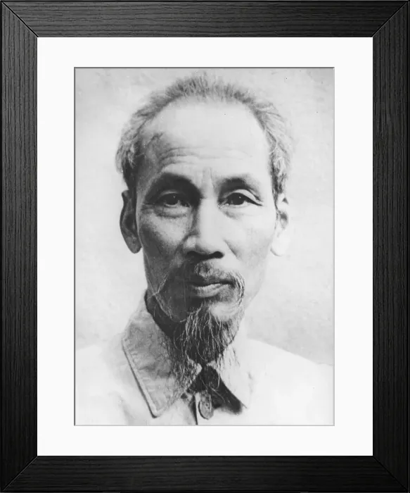 Framed Print : Ho Chi Minh, communist leader of North Vietnam Framed Print : Ho Chi Minh, communist leader of North Vietnam