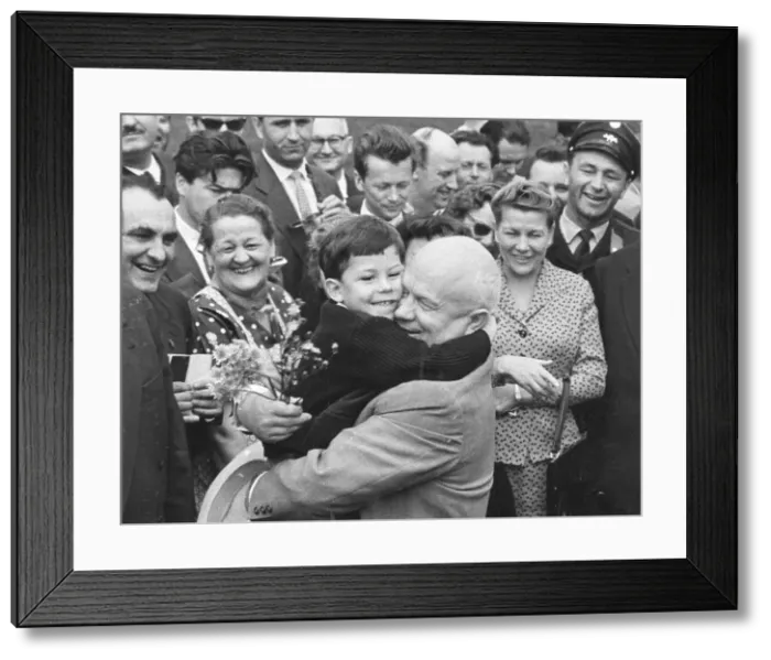 Framed Print : Nikita Khrushchev, Russian Soviet leader Framed Print : Nikita Khrushchev, Russian Soviet leader