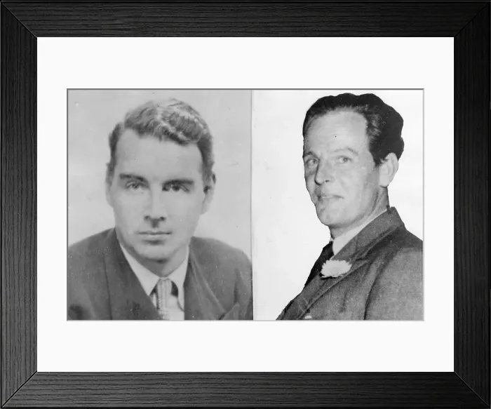 Framed Print : Donald Maclean, English diplomat and KGB spy Framed Print : Donald Maclean, English diplomat and KGB spy