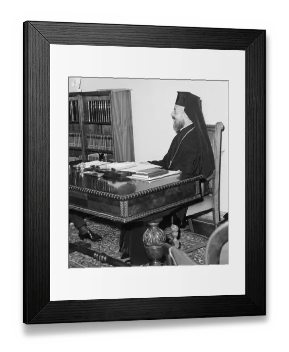 Framed Print : Makarios Iii Archbishop Cyprus Michail Christodolou Framed Print : Makarios Iii Archbishop Cyprus Michail Christodolou