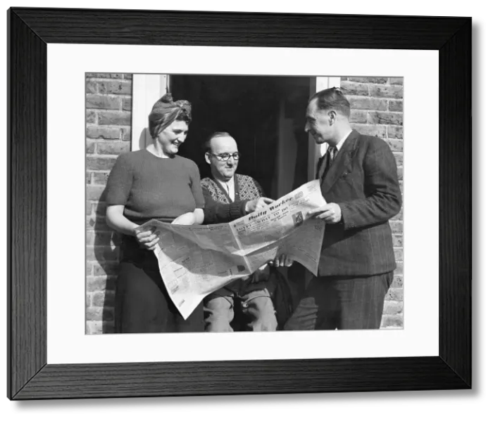 Framed Print : John Mahon, British Communist Party district secretary Framed Print : John Mahon, British Communist Party district secretary