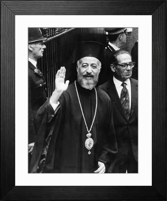 Framed Print : Makarios III, Archbishop of Cyprus Framed Print : Makarios III, Archbishop of Cyprus