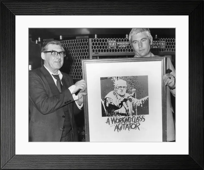 Framed Print : Mick McGahey, trade unionist and communist Framed Print : Mick McGahey, trade unionist and communist