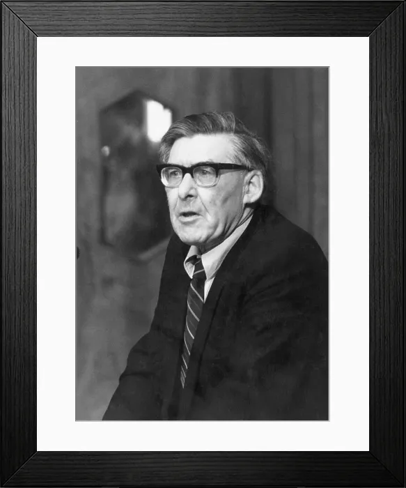 Framed Print : Mick McGahey, trade unionist and communist Framed Print : Mick McGahey, trade unionist and communist