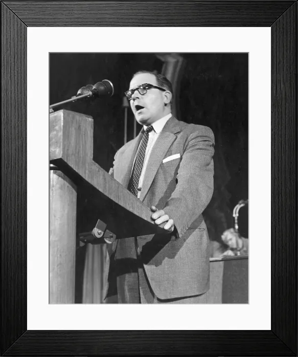 Framed Print : Danny McGarvey, leader of the Boilermakers Union Framed Print : Danny McGarvey, leader of the Boilermakers Union