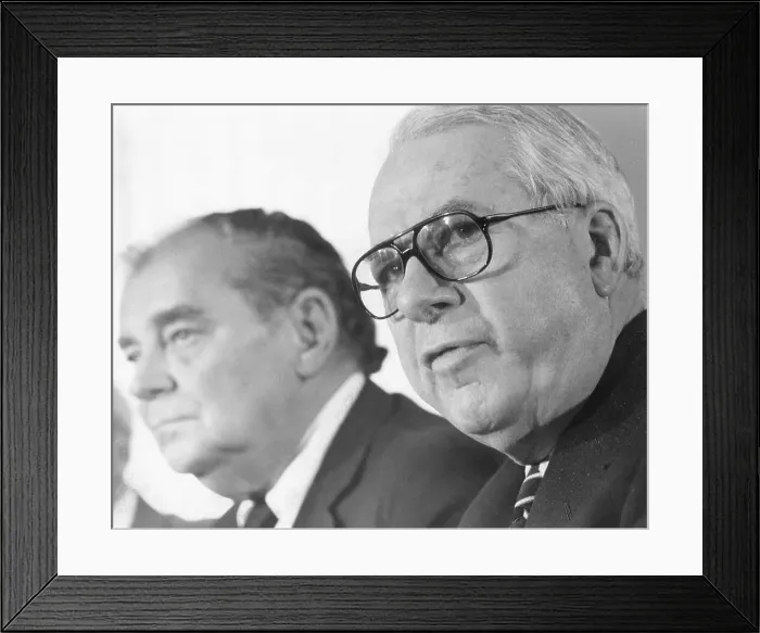 Framed Print : Ian McGregor, head of the NCB during the Miners Strike Framed Print : Ian McGregor, head of the NCB during the Miners Strike