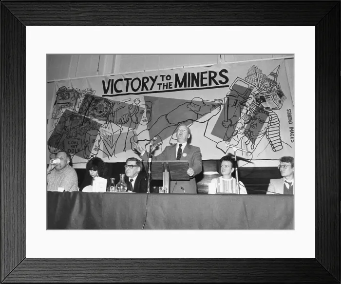 Framed Print : Gordon McLennan, communist and political activist Framed Print : Gordon McLennan, communist and political activist