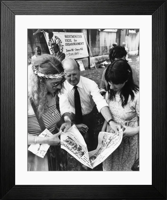 Framed Print : Gordon McLennan, communist and political activist Framed Print : Gordon McLennan, communist and political activist