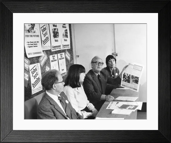 Framed Print : Gordon McLennan, communist and political activist Framed Print : Gordon McLennan, communist and political activist
