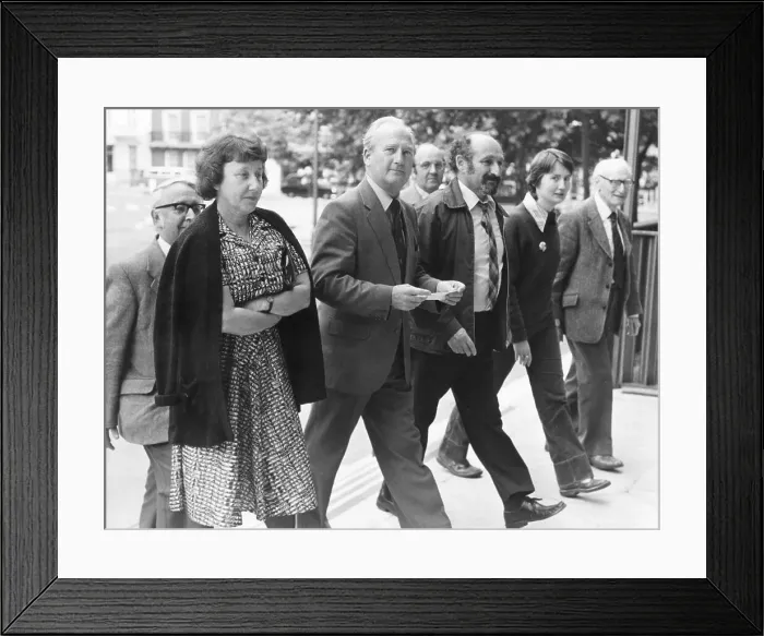 Framed Print : Gordon McLennan, communist and political activist