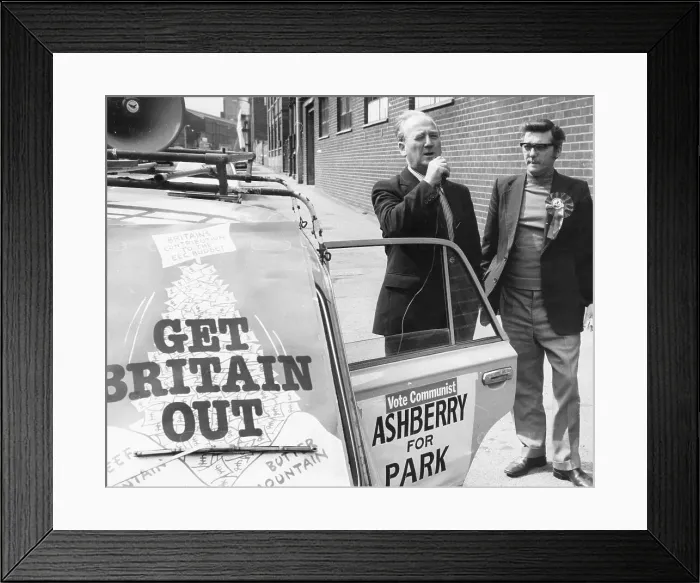 Framed Print : Gordon McLennan, communist and political activist Framed Print : Gordon McLennan, communist and political activist