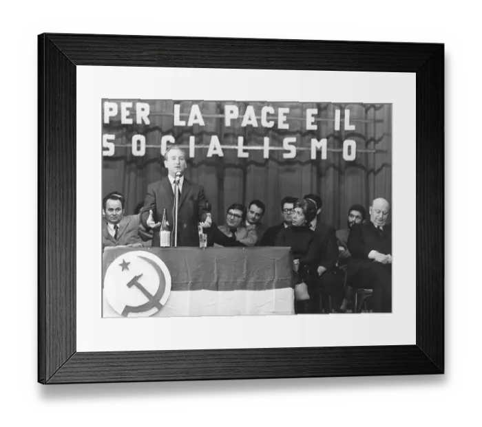 Framed Print : Gordon McLennan, communist and political activist Framed Print : Gordon McLennan, communist and political activist