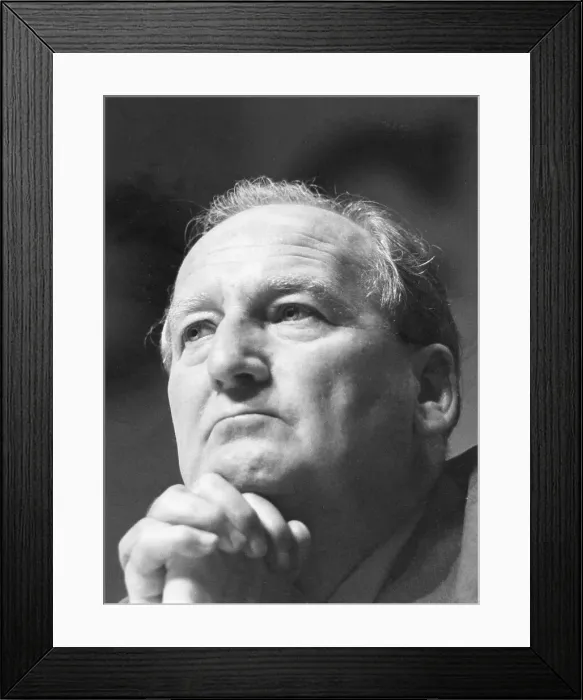 Framed Print : Gordon McLennan, communist and political activist Framed Print : Gordon McLennan, communist and political activist