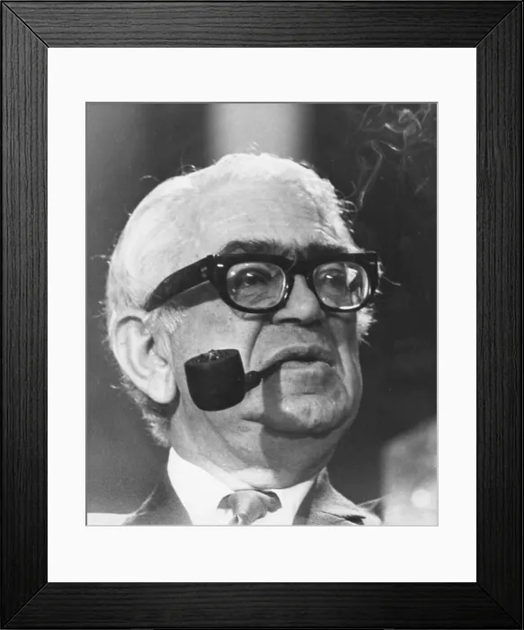 Framed Print : Ian Mikardo, British Labour politician Framed Print : Ian Mikardo, British Labour politician