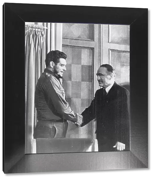 Anastas Ivanovich Mikoyan with Ernesto Che Guevara