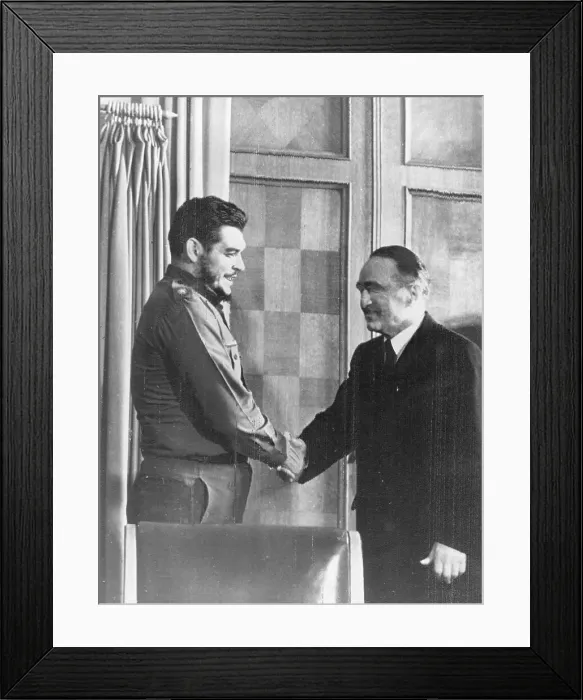 Framed Print : Anastas Ivanovich Mikoyan with Ernesto Che Guevara Framed Print : Anastas Ivanovich Mikoyan with Ernesto Che Guevara