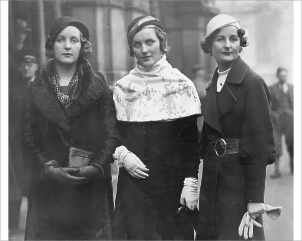 Three Mitford Sisters: Unity, Diana and Nancy