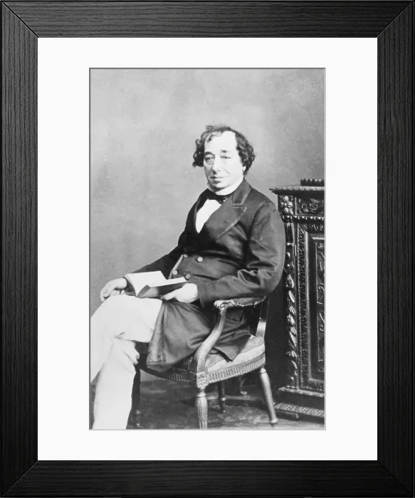 Framed Print : Benjamin Disraeli, 1st Earl of Beaconsfield Framed Print : Benjamin Disraeli, 1st Earl of Beaconsfield