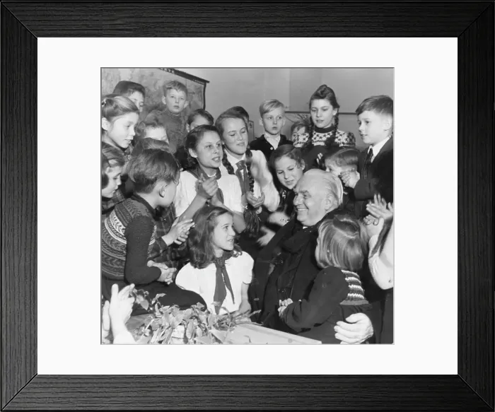 Framed Print : Pieck Wilhelm Smiling White Hair Elderly Old Framed Print : Pieck Wilhelm Smiling White Hair Elderly Old