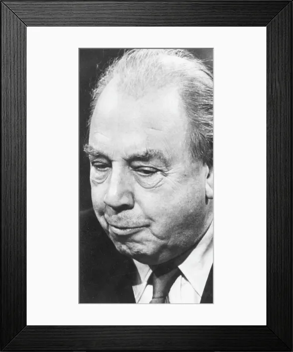 Framed Print : J B Priestley, British author, playwright and broadcaster