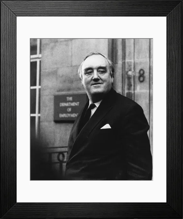 Framed Print : Willie Whitelaw, Conservative politician and minister Framed Print : Willie Whitelaw, Conservative politician and minister