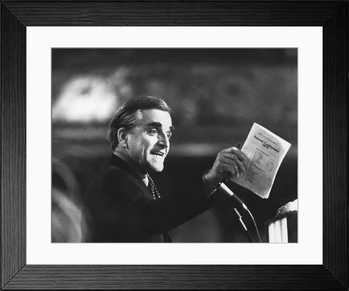 Framed Print : Sidney Weighell, British footballer and trade unionist Framed Print : Sidney Weighell, British footballer and trade unionist