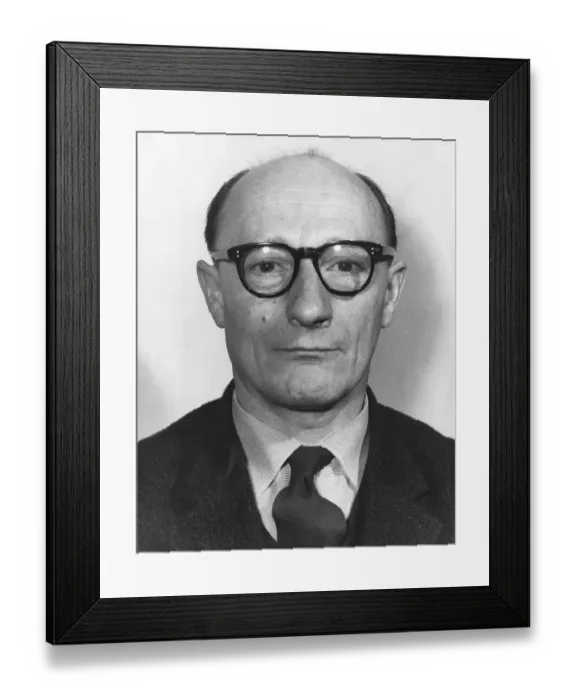 Framed Print : Bill Wainwright, journalist and Communist Party member Framed Print : Bill Wainwright, journalist and Communist Party member