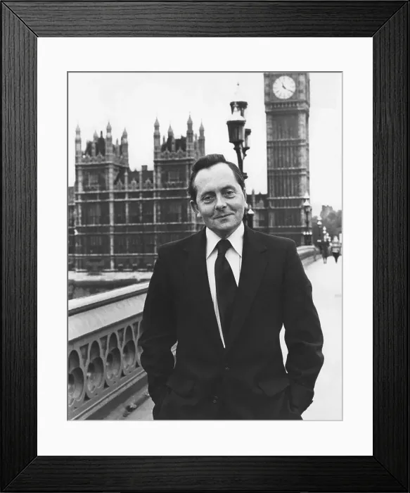 Framed Print : Brian Walden, TV journalist and former Labour politician Framed Print : Brian Walden, TV journalist and former Labour politician