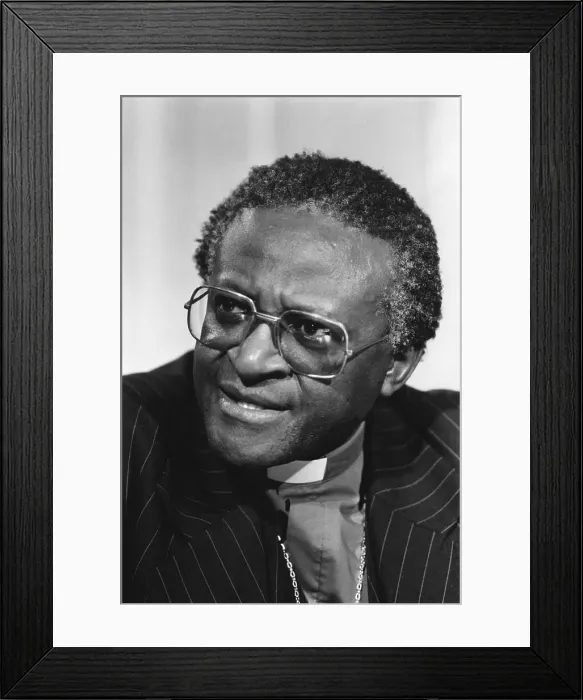 Framed Print : Desmond Tutu, South African activist and clergyman