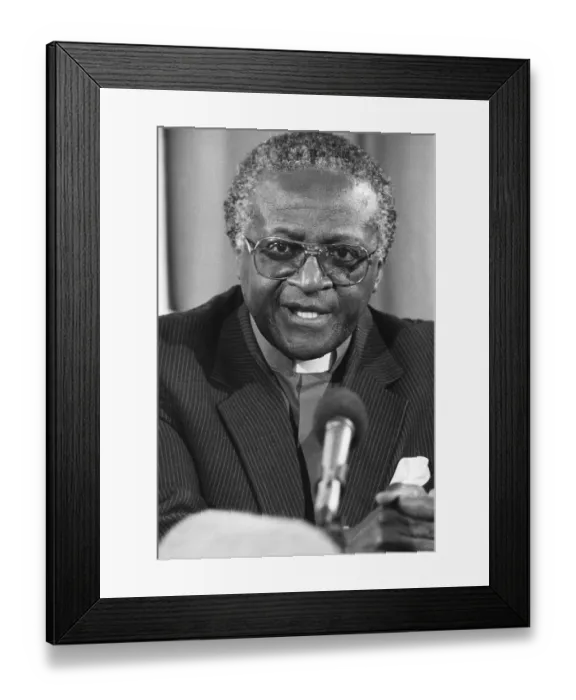 Framed Print : Desmond Tutu, South African activist and clergyman Framed Print : Desmond Tutu, South African activist and clergyman