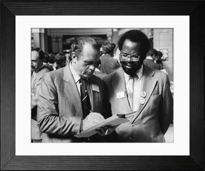 Framed Print : Ron Todd, General Secretary of the TGWU Framed Print : Ron Todd, General Secretary of the TGWU