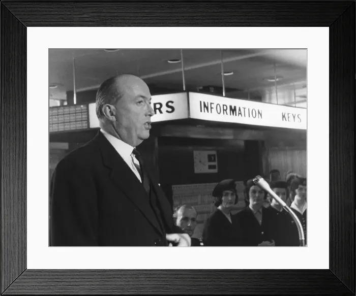 Framed Print : Peter Thorneycroft, British Conservative politician Framed Print : Peter Thorneycroft, British Conservative politician
