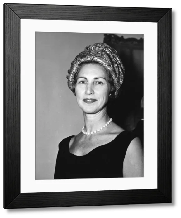Framed Print : Carla Thorneycroft, philanthropist and patron of the arts Framed Print : Carla Thorneycroft, philanthropist and patron of the arts