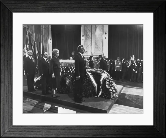 Framed Print : Lying in state of Josip Broz Tito, Yugoslav statesman Framed Print : Lying in state of Josip Broz Tito, Yugoslav statesman