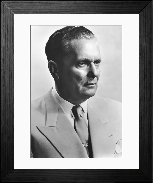 Framed Print : Josip Broz Tito, Yugoslav revolutionary and statesman Framed Print : Josip Broz Tito, Yugoslav revolutionary and statesman