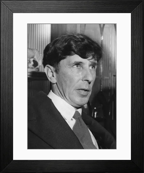 Framed Print : Michael Tippett, English composer Framed Print : Michael Tippett, English composer