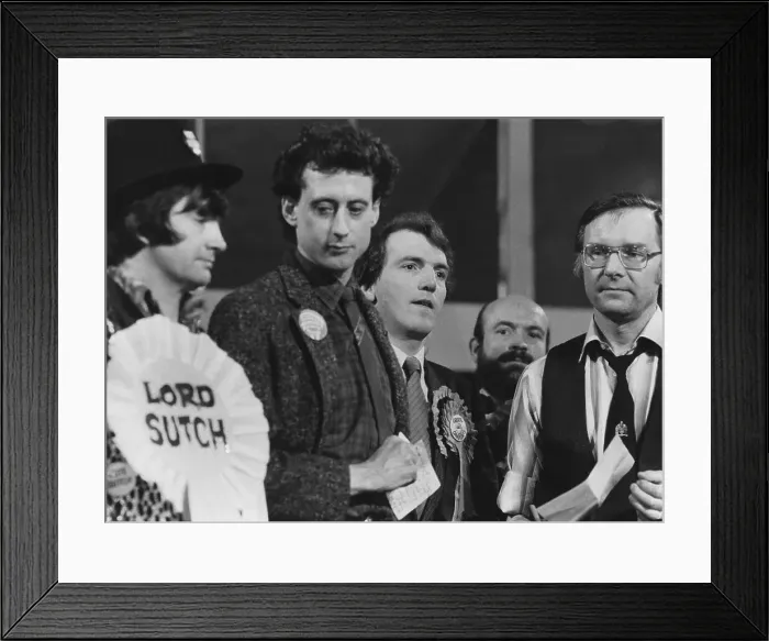 Framed Print : Peter Tatchell and others, Bermondsey by-election Framed Print : Peter Tatchell and others, Bermondsey by-election