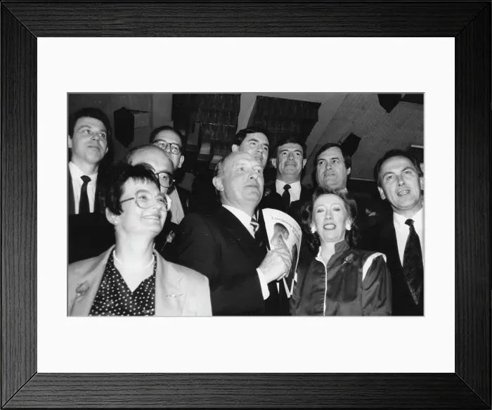 Framed Print : Group of smiling Labour politicians Framed Print : Group of smiling Labour politicians