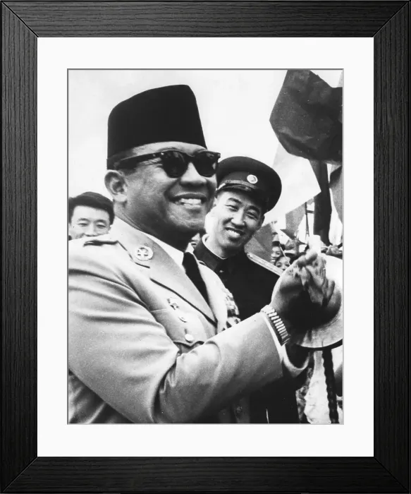Framed Print : Sukarno, First President of Indonesia Framed Print : Sukarno, First President of Indonesia