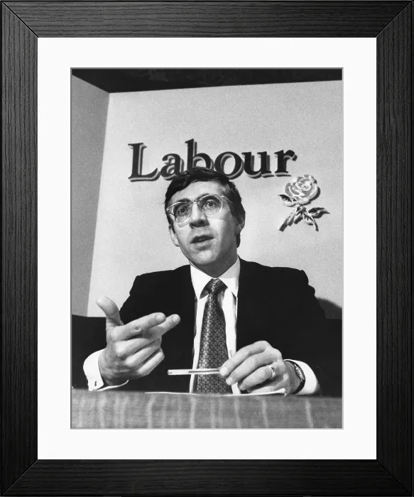 Framed Print : Jack Straw, Labour MP and government minister Framed Print : Jack Straw, Labour MP and government minister