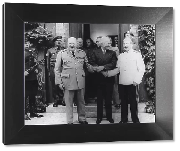 Churchill, Truman and Stalin at the Potsdam Conference