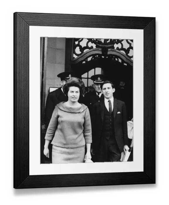Framed Print : David Steel, Liberal politician, and his wife Judy Framed Print : David Steel, Liberal politician, and his wife Judy